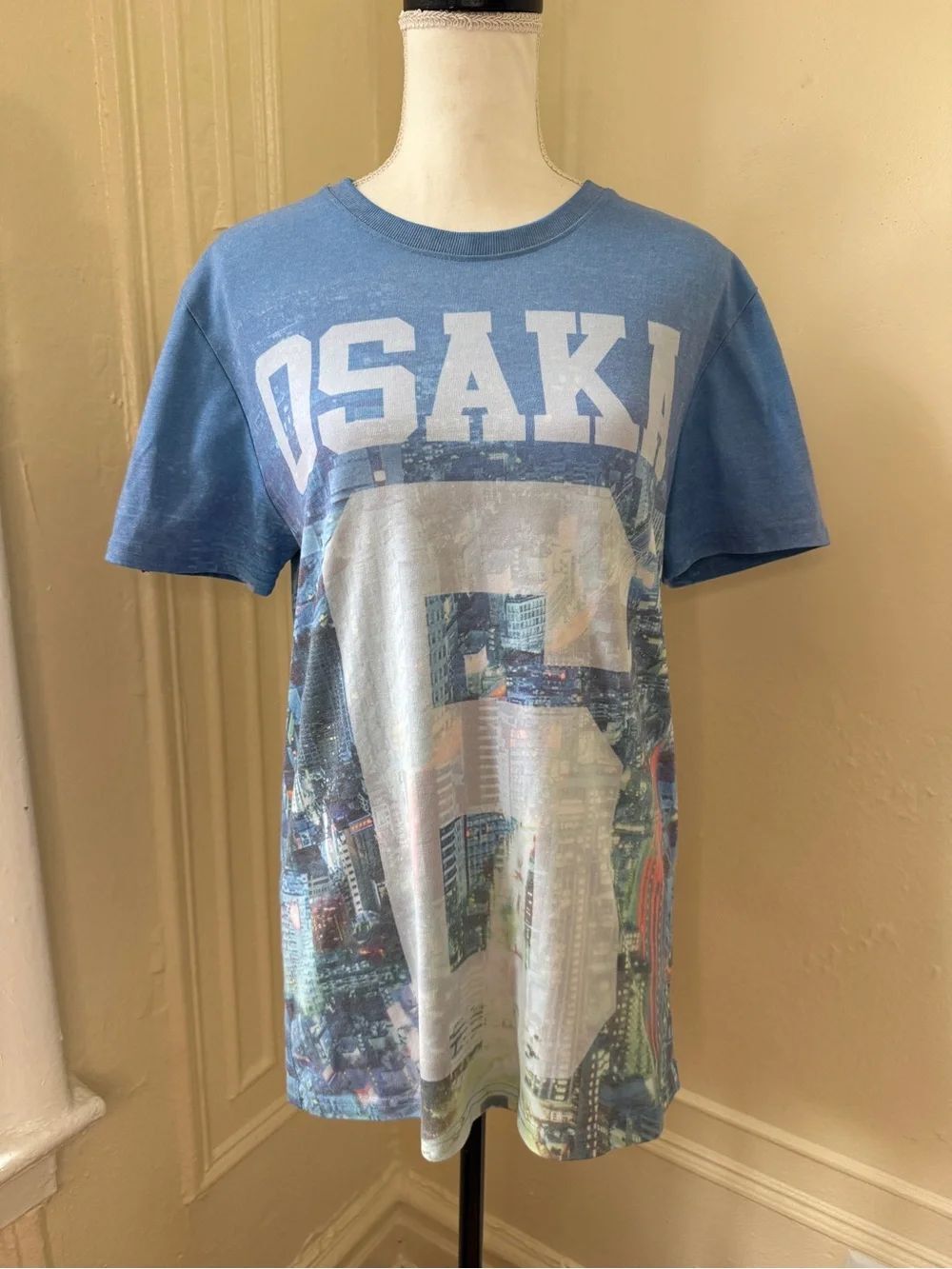 Superdry Vintage Osaka Streetwear Edgy Cool Tee Sz Large